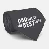 Pap Life is de beste prijs voor vader. Stropdas (Opgerold)