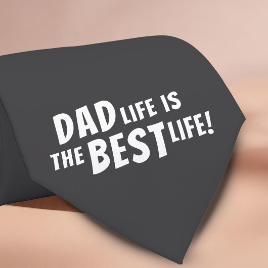 Pap Life is de beste prijs voor vader. Stropdas