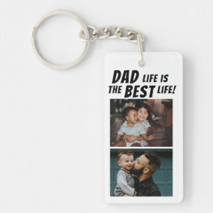 Pap Life is het beste leven 2 Foto's vader Sleutelhanger