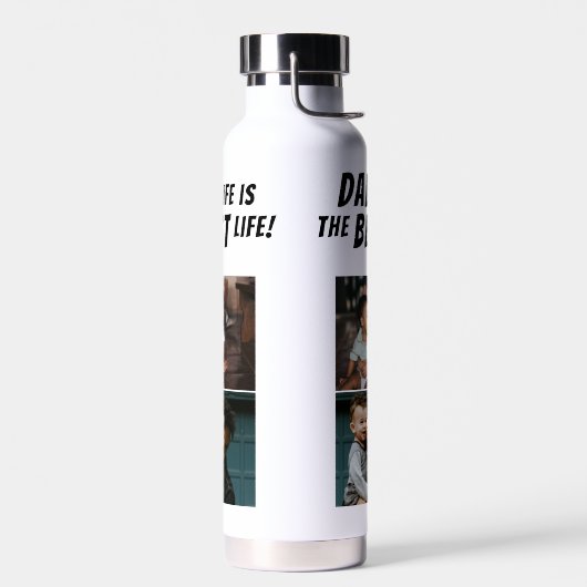 Pap Life is het beste leven 2 Foto's vader Waterfles (Links)