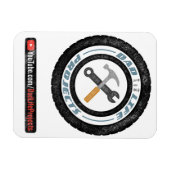 Pap life projecteert soft magnet magneet (Horizontaal)