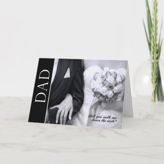 Pap, loop met me door het gangpad (Voorkant)