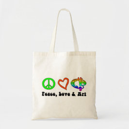 Pap, Love & Art Signs Bag Tote Bag