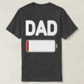 Pap Low Battery T-shirt (Design voorkant)