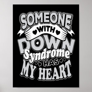 Pap Mam World Down Syndrome Day Vrouwen Kinder Poster