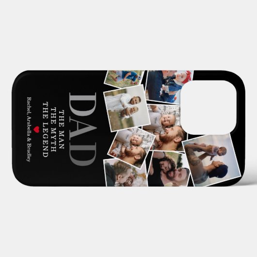 Pap Man Myth Legend Foto Collage Case-Mate iPhone Case (Achterkant (horizontaal))