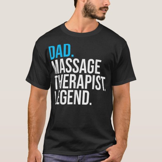 Pap Massage Therapist Legend Funny Therapist T-shirt (Voorkant)