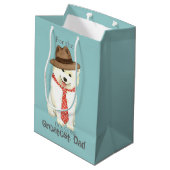 Pap Medium Cadeauzakje (Achterkant Gekanteld)