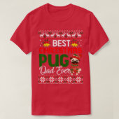 Pap met Kerstmis grappig lelijke smakelaar T-shirt (Design voorkant)