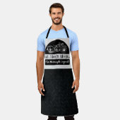 Pap Motorfiets Legend Cool Mannen Vaderdag Schort (Gedragen)