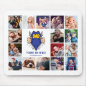 Pap My Hero 16 Foto Collage Muismat (Voorkant)