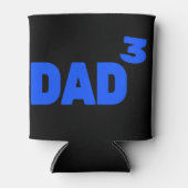 Pap naar de derde power cubed Wiskunde Blikjeskoeler (Voorkant)