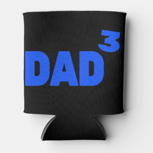 Pap naar de derde power cubed Wiskunde Blikjeskoeler (Voorkant)