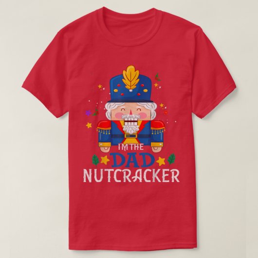 Pap Nutcracker Matching Family Group, kerstpas T-shirt (Design voorkant)