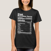 Pap Nutrition Facts T-shirt (Voorkant)