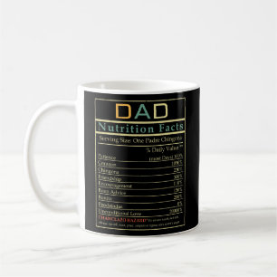  pap Nutrition Feit Funny Fathers Day Koffiemok