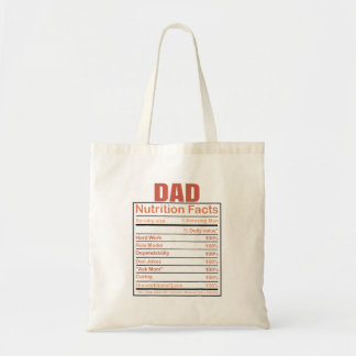 Pap Nutrition geeft een grappige prijs voor vaders Tote Bag