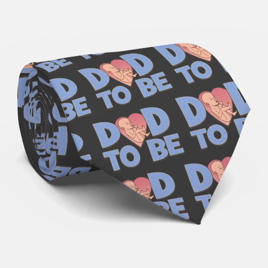 Pap om moeder te worden stropdas (Opgerold)