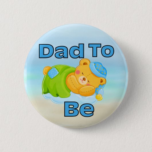 Pap om te worden (jongen) ronde button 5,7 cm (Voorkant)