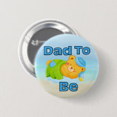 Pap om te worden (jongen) ronde button 5,7 cm (Voorkant /achterkant)
