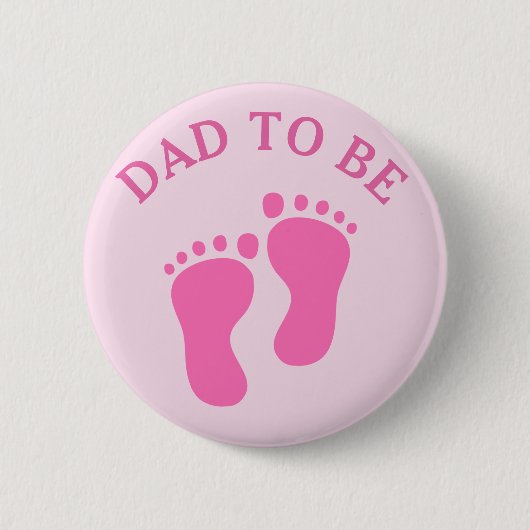 Pap om te worden (meisje) ronde button 5,7 cm (Voorkant)