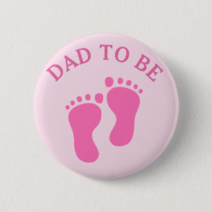 Pap om te worden (meisje) ronde button 5,7 cm