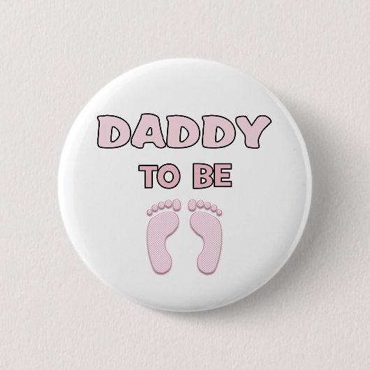 Pap om te worden (Meisje) Ronde Button 5,7 Cm (Voorkant)