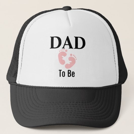 Pap om te worden (meisje) trucker pet (Voorkant)