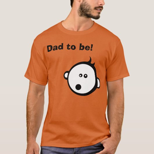 Pap om te zijn! Cool baby cartoon vader om shirt t (Voorkant)