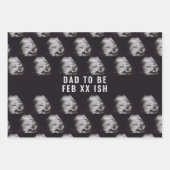 Pap om Ultrasound foto eerste Vaderdag Inpakpapier Vel (Voorkant)