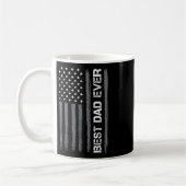 Pap Ooit Amerikaanse Flag Funny Fathers Day Voor M Koffiemok (Links)