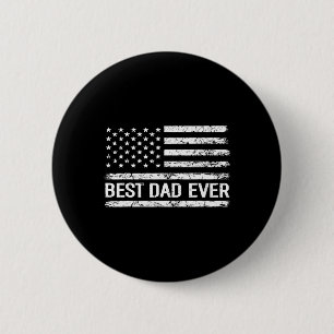 Pap Ooit Met Ons Amerikaanse Vlag Gift Mannen Vade Ronde Button 5,7 Cm
