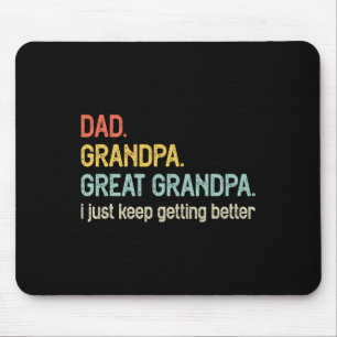 Pap opa Grote opa ik blijf maar Bett halen. Muismat