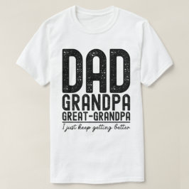 Pap Opa Grote Opa Vaders Dag Grappig T-shirt