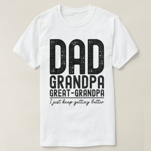 Pap Opa Grote Opa Vaders Dag Grappig T-shirt (Design voorkant)