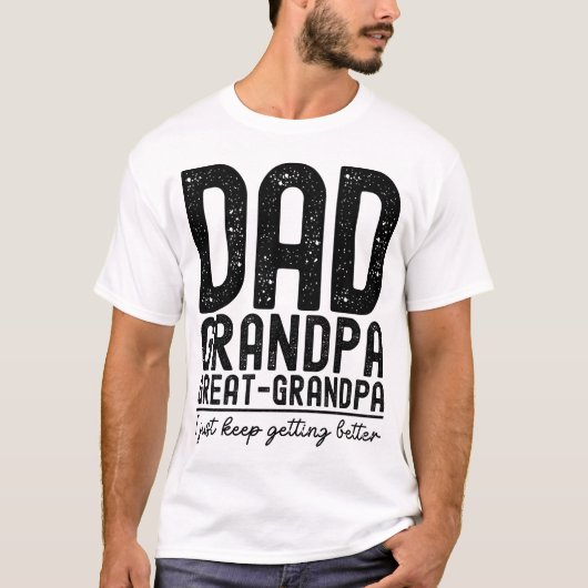 Pap Opa Grote Opa Vaders Dag Grappig T-shirt (Voorkant)