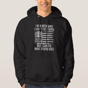 Pap opa Hoesband Auto Mechanic Us Flag Best Auto Hoodie