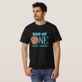 Pap, opa of oom van één koekjesdag. t-shirt (Voorkant volledig)