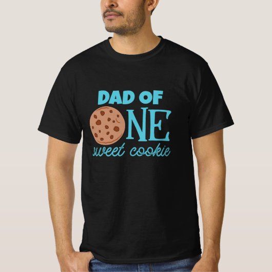 Pap, opa of oom van één koekjesdag. t-shirt (Voorkant)