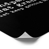 Pap Opa Opa Grappige Vaders Dag Geweldig Poster (Hoek)