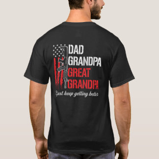 Pap, opa, opa, ik word steeds beter t-shirt