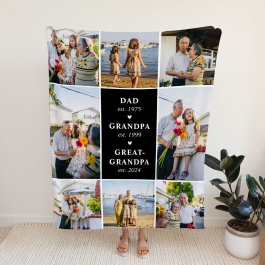 Pap, opa, overgrootvader gevestigd deken