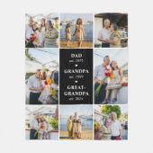 Pap, opa, overgrootvader gevestigd deken (Voorkant)
