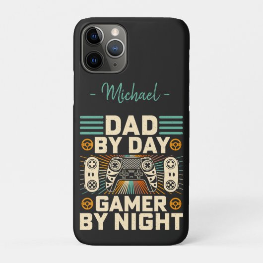 Pap overdag, Gamer 's nachts Case-Mate iPhone Case (Achterkant)