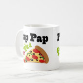 Pap Pap (Funny) Pizza Koffiemok (Voorkant links)