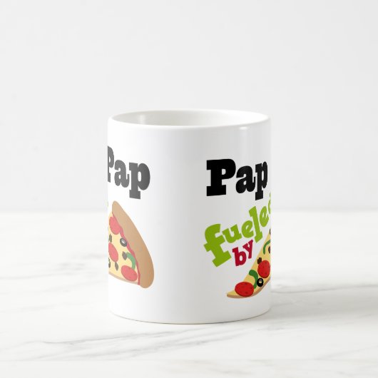 Pap Pap (Funny) Pizza Koffiemok (Center)