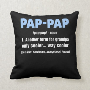 Pap Pap geeft T-shirt voor pap-pap van opa Fathers Kussen