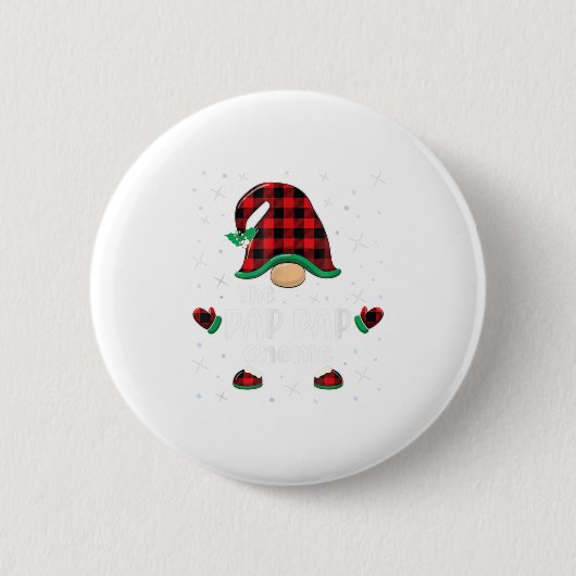 Pap Pap Gnome Buffalo Pset Matching Ch Ronde Button 5,7 Cm (Voorkant)