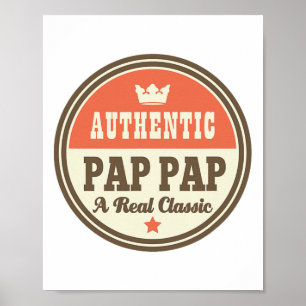 Pap Pap Opa Pappap Vaders Dag T-shirt Poster