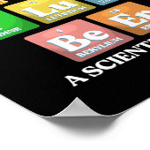 Pap Periodic Table Funny Vaderdag Gezegde Poster (Hoek)